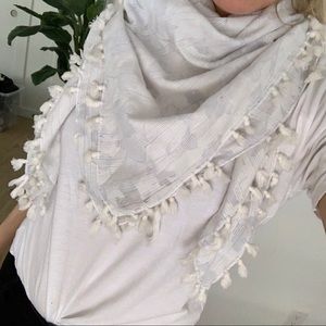 Abercrombie and Fitch blanket scarf square